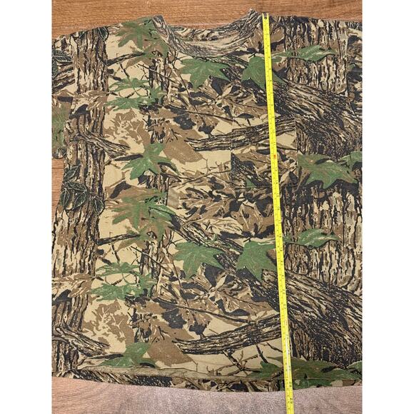 VTG Realtree Mens Single Stitch Pocket Long Sleeve Camo T-shirt Sz L - Picture 5 of 5
